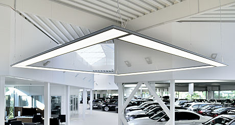 BMW Hans Brandenburg, Hilden; LED Around pendant luminaire