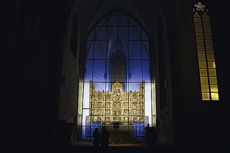 St. Petri Church, Dortmund; LED Luc